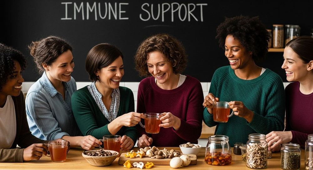 mushrooms immune support women wellness