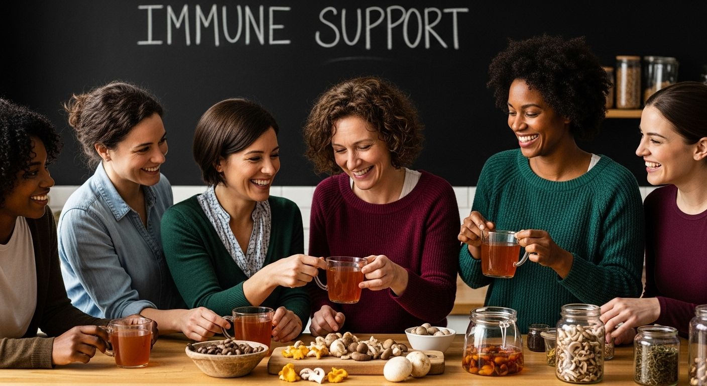 mushrooms immune support women wellness